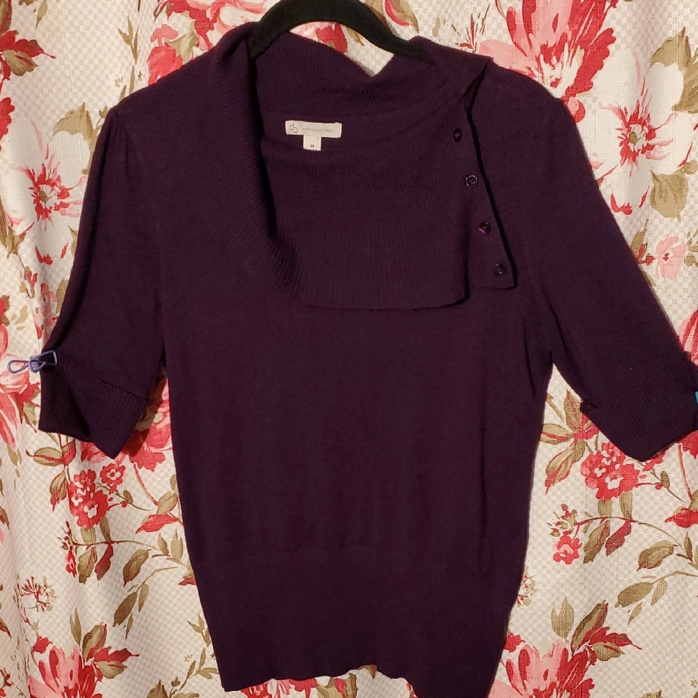 Purple Women's Sweater Dress barn Medium